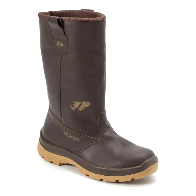 Bota 3910 BORIS con Puntera de Acero Marron